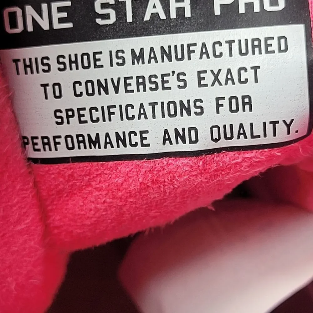 Converse One Star Pro Mid Top Heart Of The City Shanghai Size 11.5 Mens 170498C - Picture 8 of 11